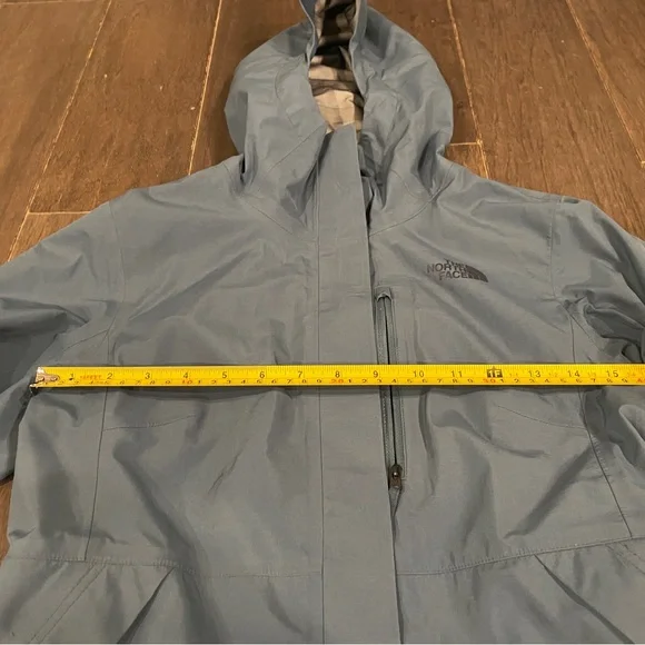 The North Face Women's Xs Dryzzle Futurelight Rain Jacket Flare Shady Blue EUC - Picture 4 of 8